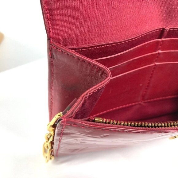 LOUIS VUITTON M93614 MonogramVernis Bel Ale Pochette Wallet Shoulder Bag - Picture 13 of 16